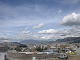 Ecuador Quito Guayasamin 1-01 Capilla del Hombre View Of Quito We arrived at Guayasamins Capilla del Hombre a few minutes before it opened, and had a wonderful view of Quito.